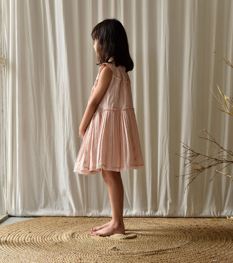 Sweet Pea Frock Dress by Khara Kapas Kids for kids in Singapore