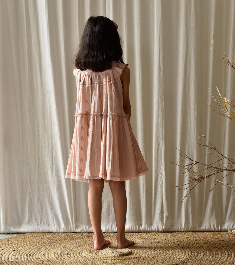 Sweet Pea Frock Dress by Khara Kapas Kids for kids in Singapore