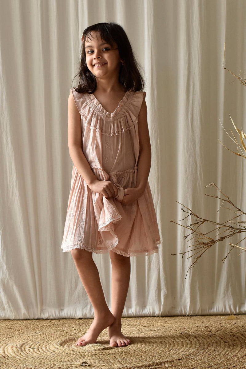 Sweet Pea Frock Dress by Khara Kapas Kids for kids in Singapore