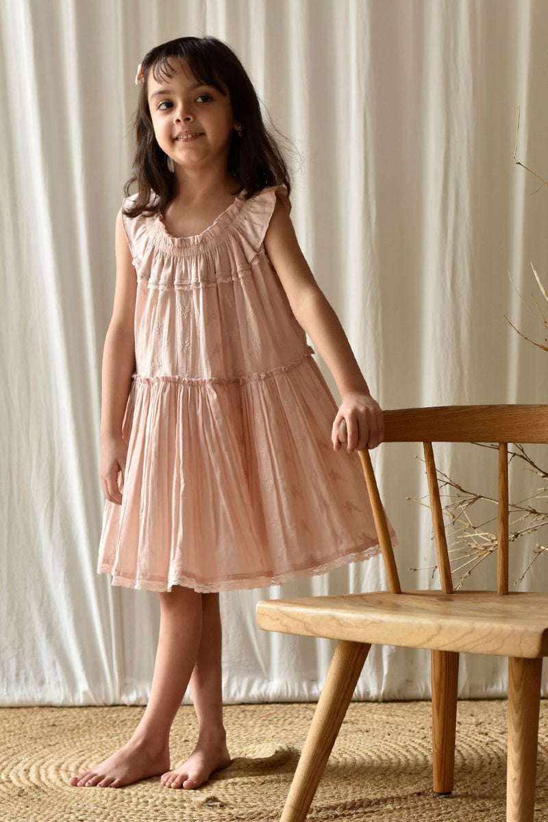 Sweet Pea Frock Dress by Khara Kapas Kids for kids in Singapore