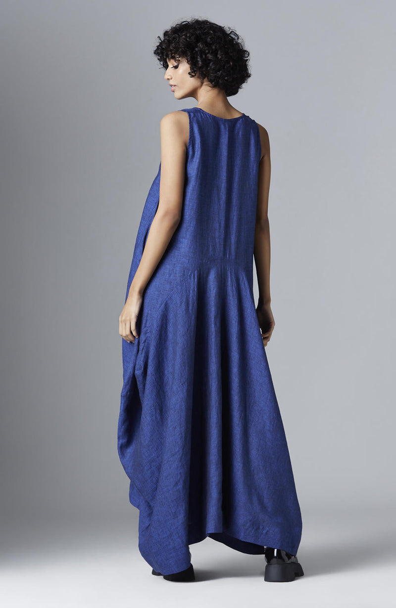Talia Dress linen Dress by Chola for women in Singapore