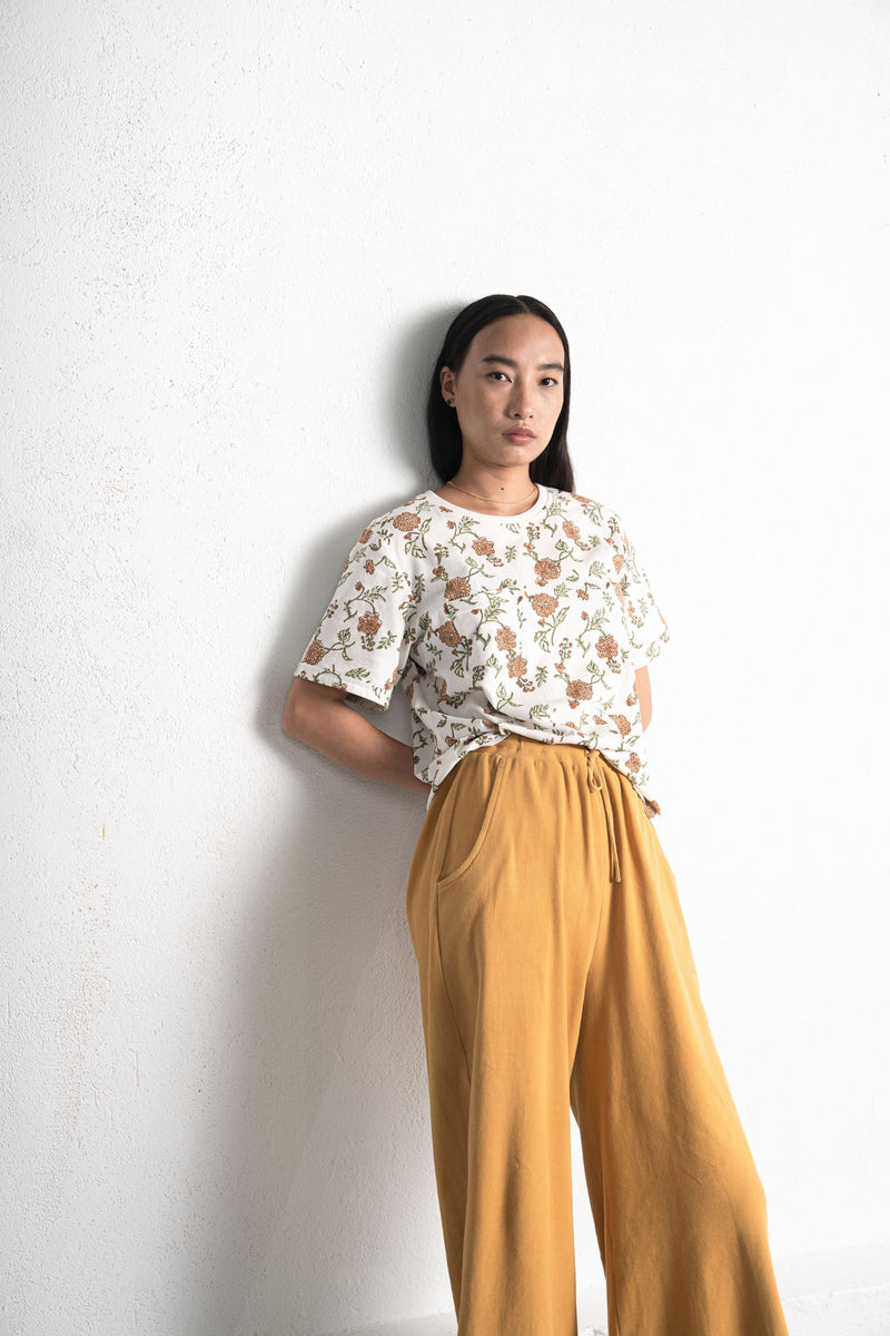 The Dawn organic cotton knit rib trousers Fashion SUI 