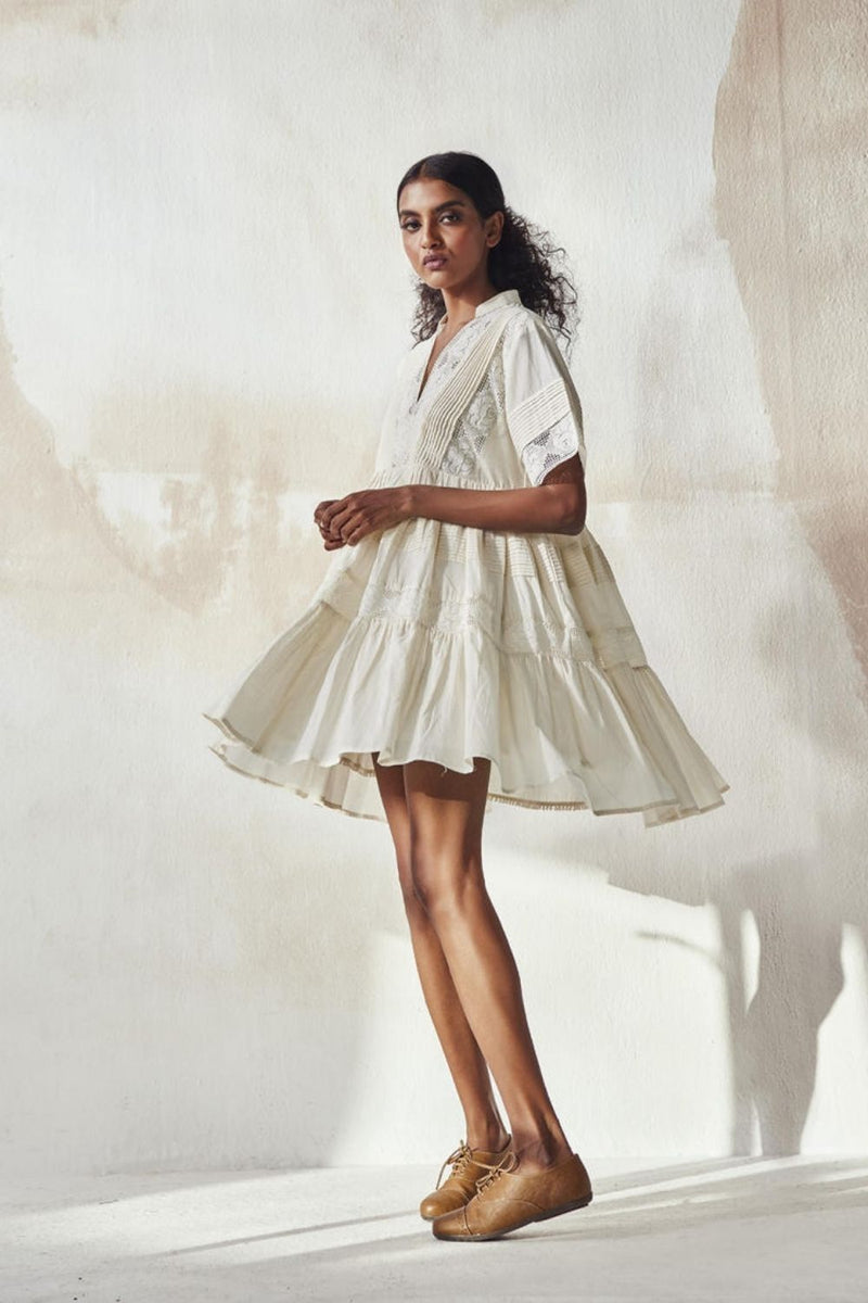 The White Light Dress by Khara Kapas for women in Singapore