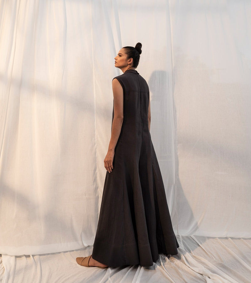 Thelma Jumpsuit Jumpsuits by Khara Kapas in black for women in Singapore