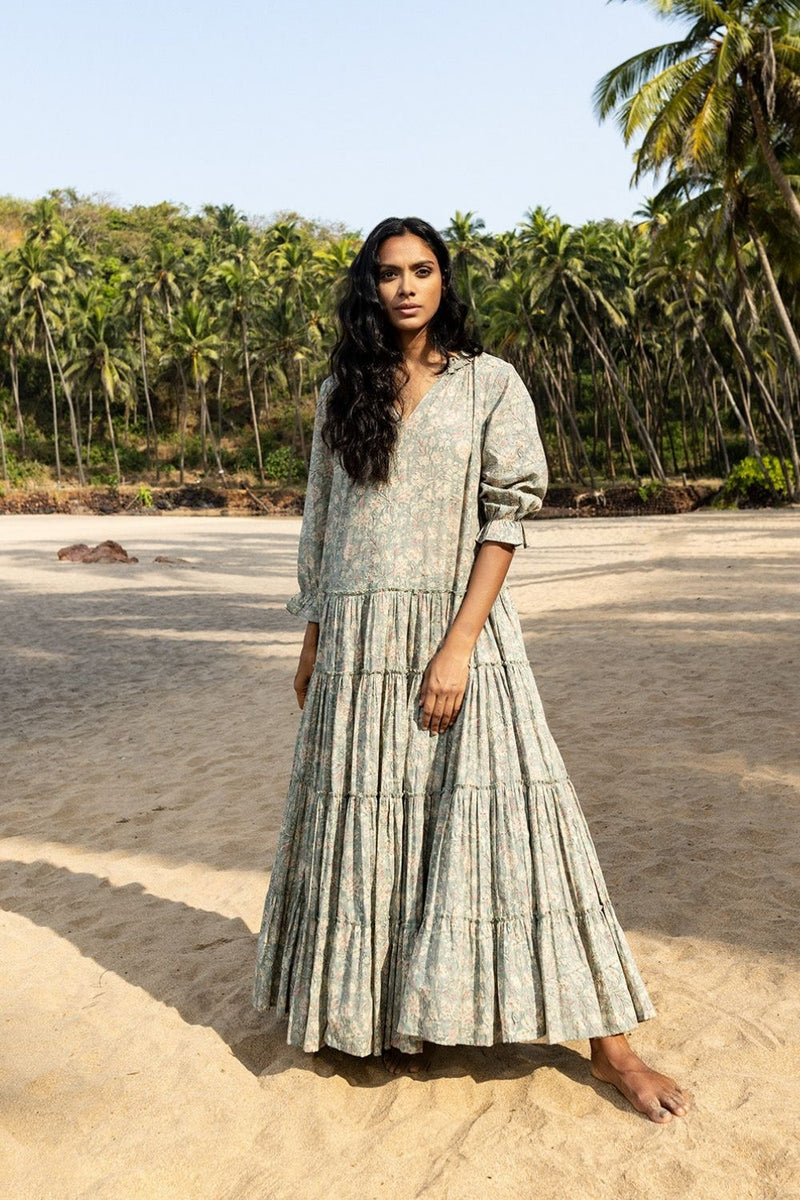 Tropical hail Dress by Khara Kapas for women in Singapore