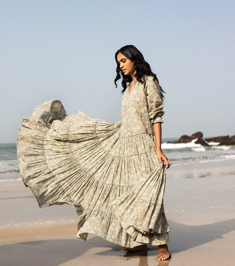 Tropical hail Dress by Khara Kapas for women in Singapore