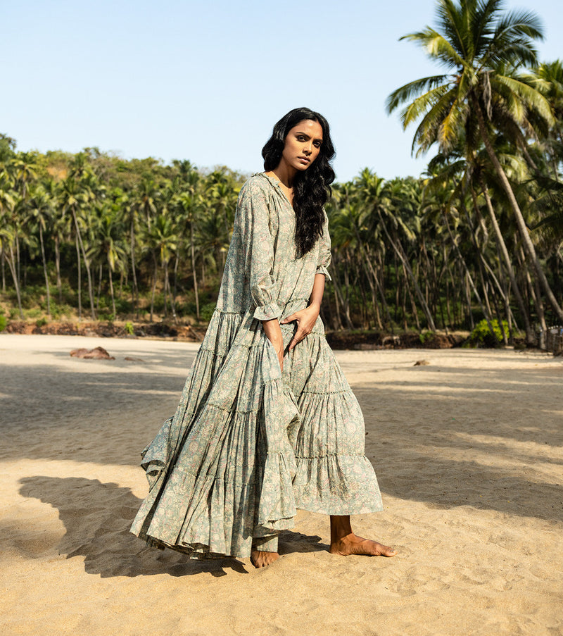 Tropical hail Dress by Khara Kapas for women in Singapore