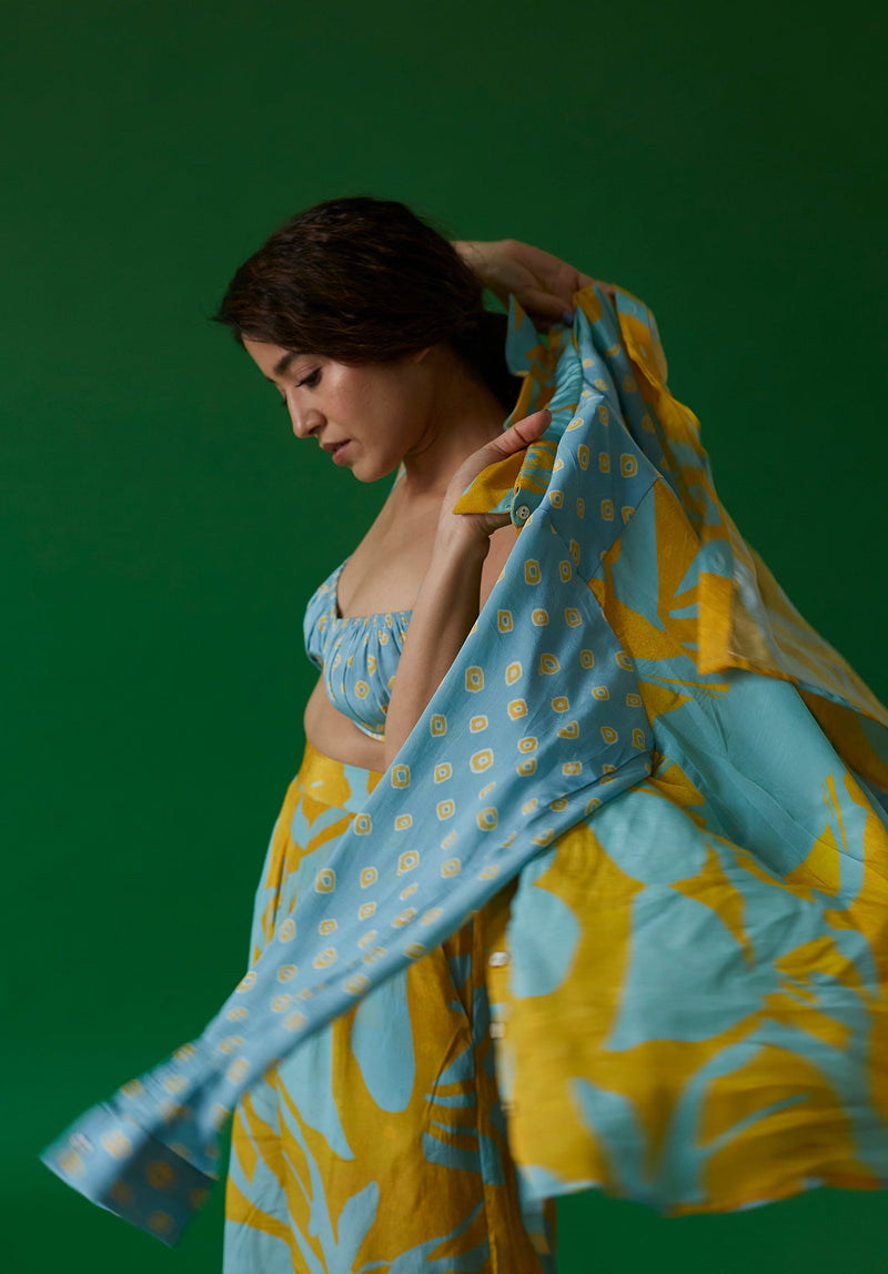 TSUBA BLUE Co-ord Set by Yam for women in Singapore