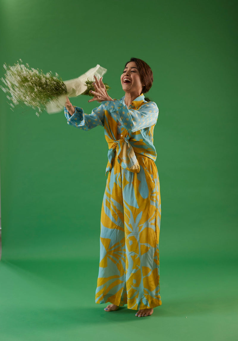 TSUBA BLUE Co-ord Set by Yam for women in Singapore