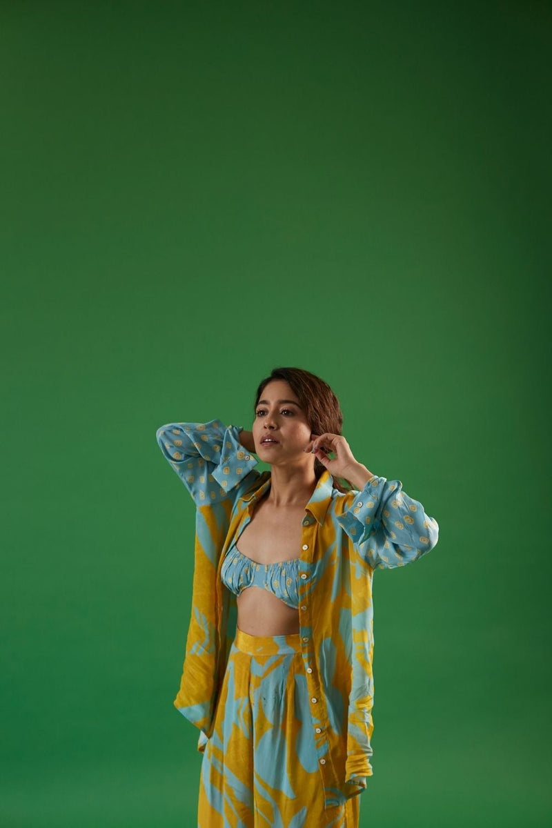 TSUBA BLUE Co-ord Set by Yam for women in Singapore