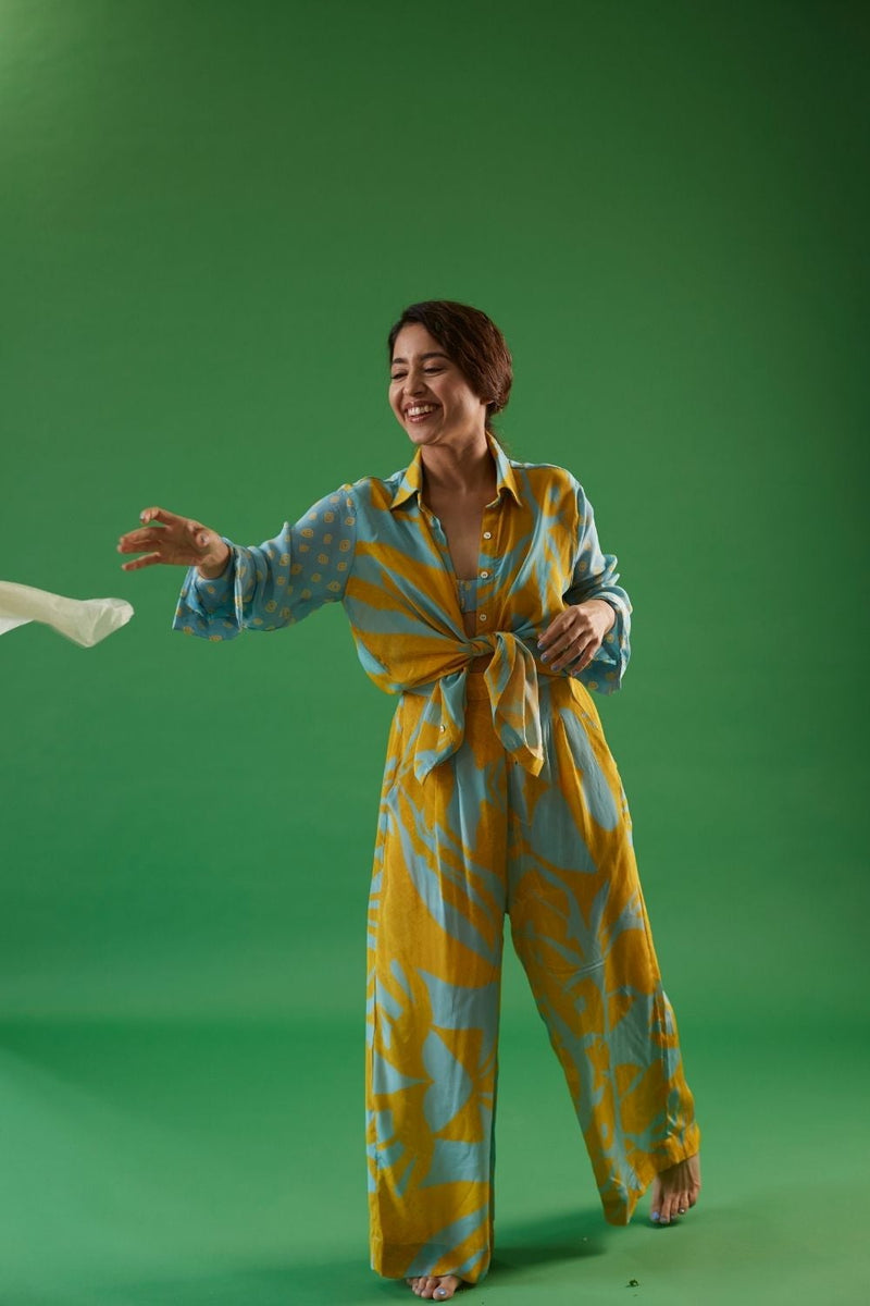 TSUBA BLUE Co-ord Set by Yam for women in Singapore