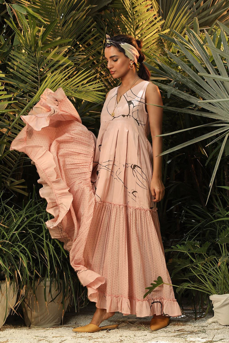 Whispering Winds Dress by Khara Kapas for women in Singapore