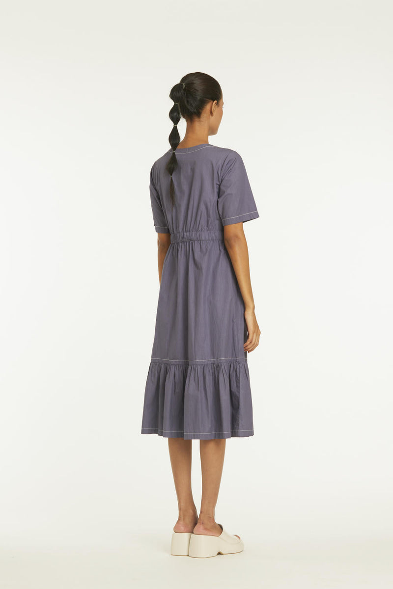 Wrap Dress Co-ord Violet Dress,Co-ord Set,Scarves & Stoles by THREE for women in Singapore