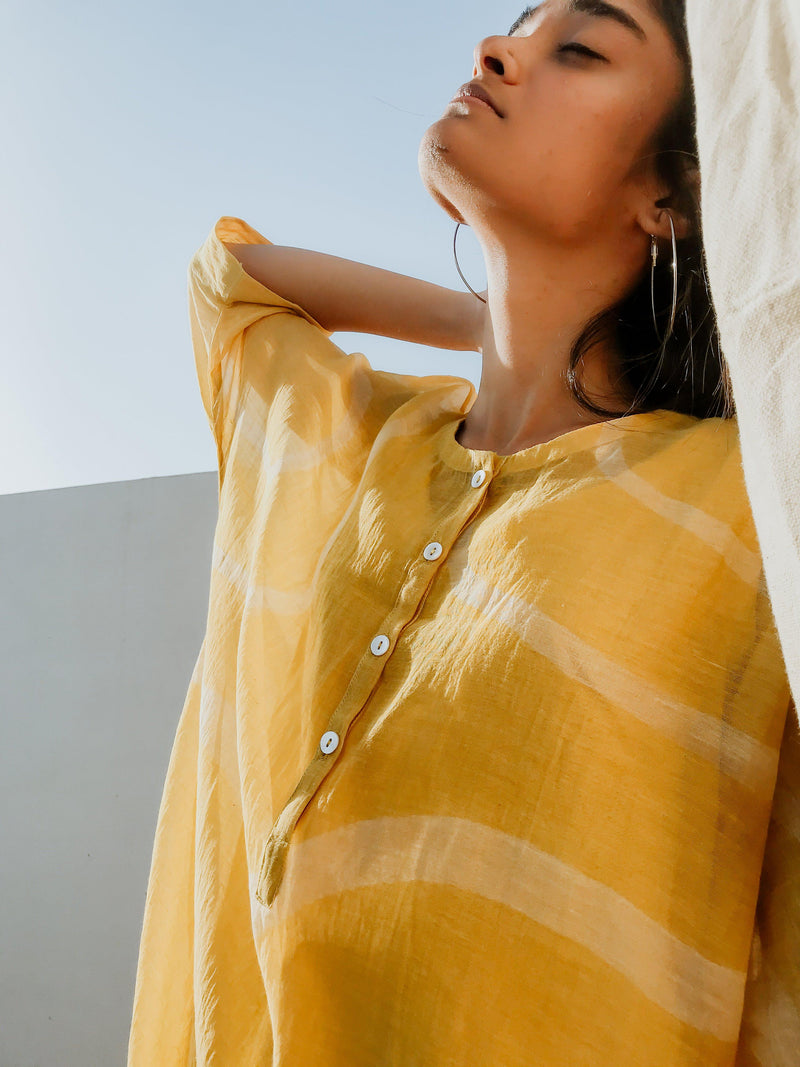 Yaz Dress Yellow Fashion Nirjara